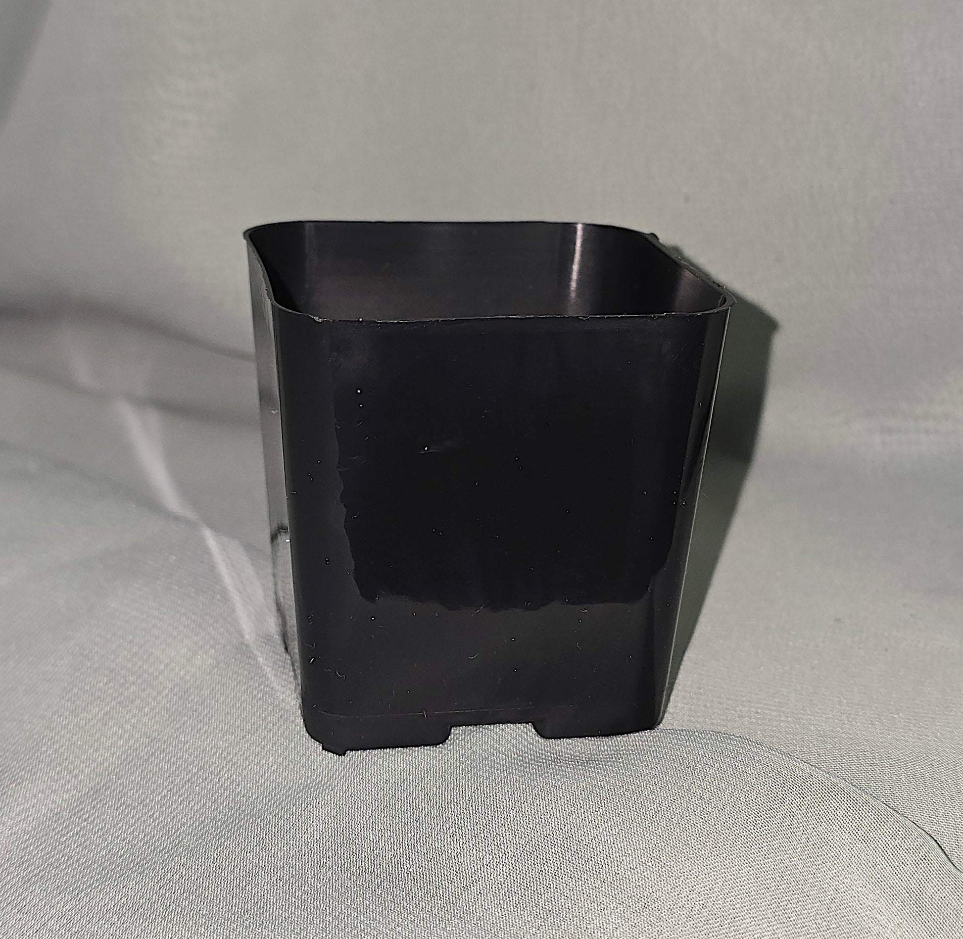 2 inch plastic plant pots 2" Black Square Plastic Pots Nursery Garden Planting Container – Floriculture US