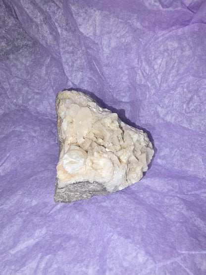 Dolomite with Calcite Crystal, Niagara County, New York