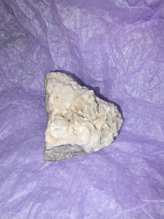 Dolomite with Calcite Crystal, Niagara County, New York