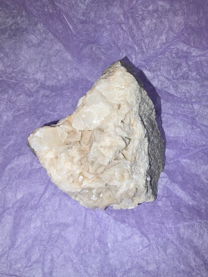 Dolomite with Calcite Crystal, Niagara County, New York