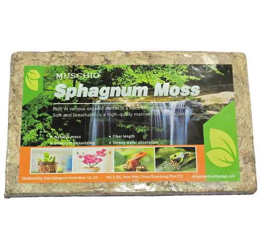 Compressed Sphagnum Moss Brick 150g (5.3 oz) for sale